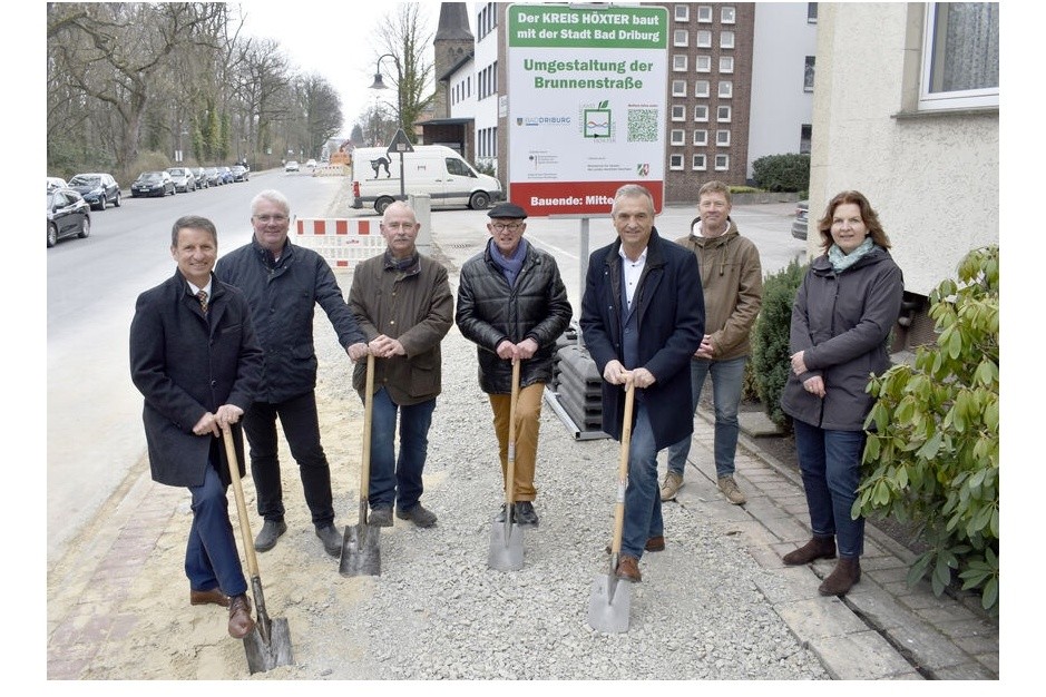 Arbeiten zur Neugestaltung der Brunnenstraße beginnen