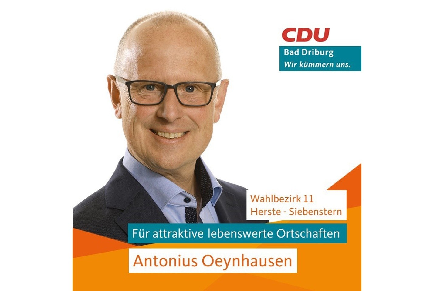 (KW2020) Parteien stellen vor: Heute Antonius Oeynhausen (CDU) – Wahlbezirk Herste-Siebenstern