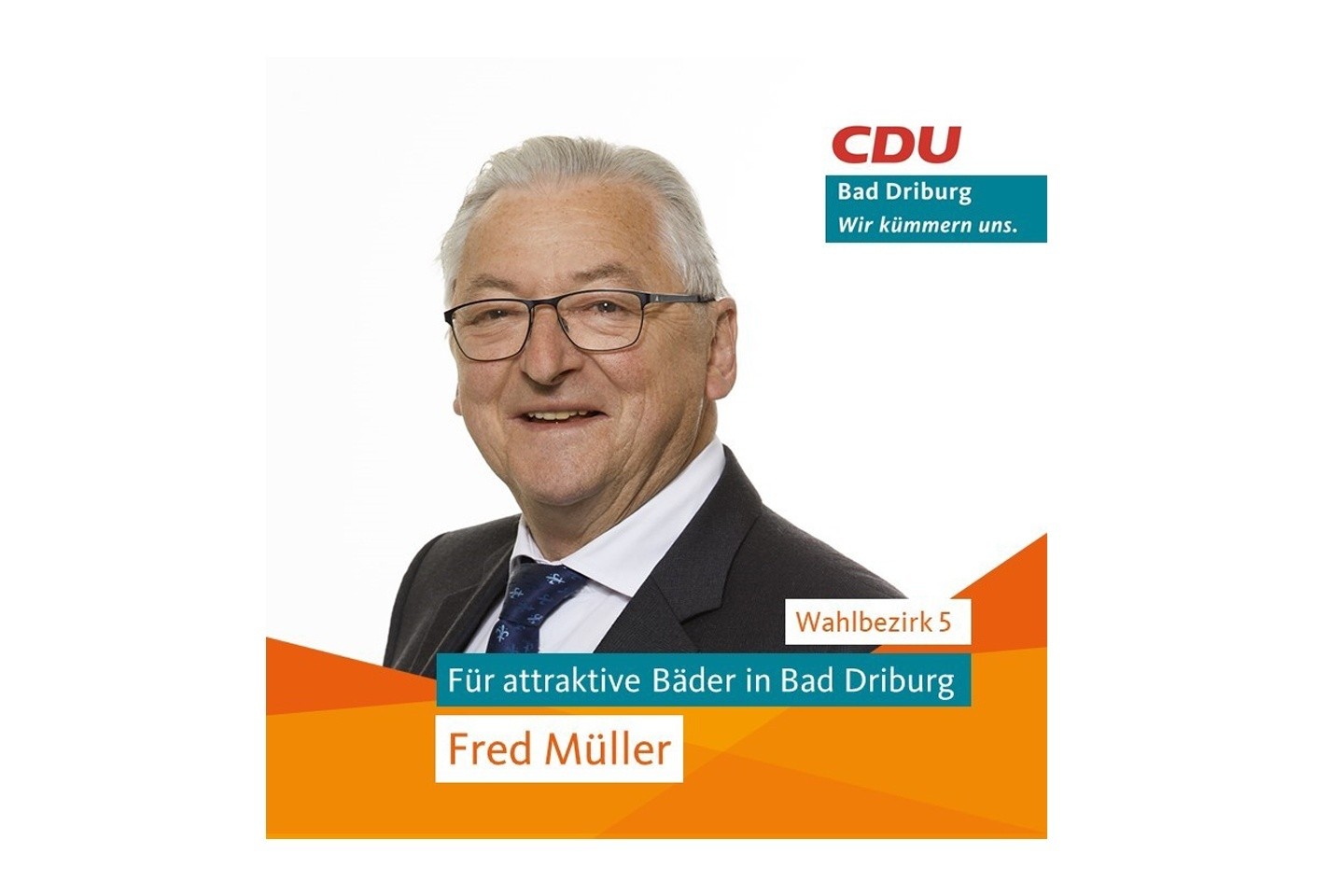 Kandidatenvorstellung zur Kommunalwahl 2020 - Fred Müller – CDU-Kandidat im Wahlbezirk 5