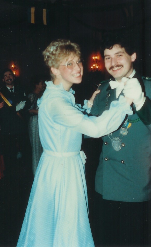 Bild 1983.3 Uta Hillgemann und Kronprinz Norbert Hillgemann