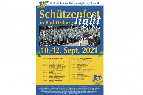 Bad Driburg feiert Schützenfest „light“ am kommenden Wochenende