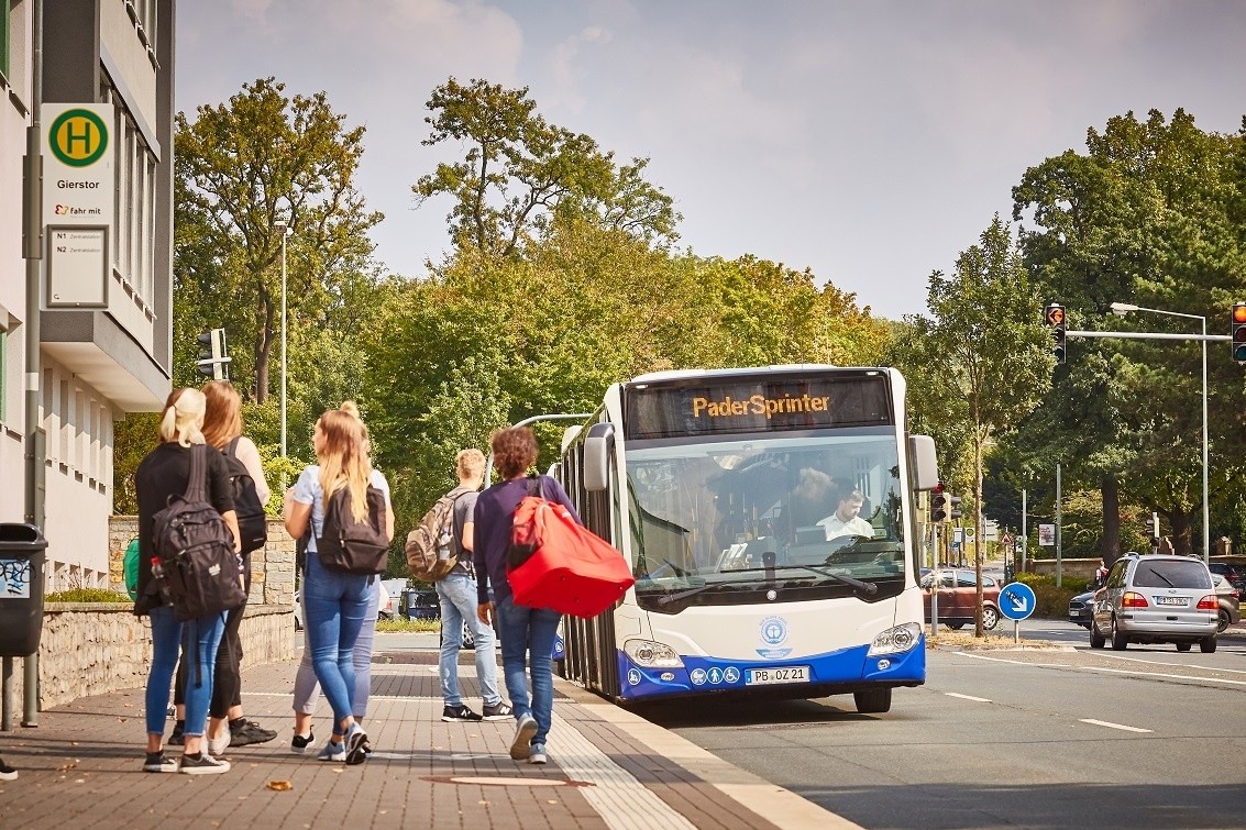 Zusatzbusse zur Verstärkung des Schülerverkehrs sind wieder im Einsatz. © PaderSprinter