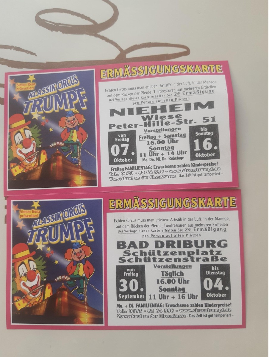 Simon Renz präsentiert: Klassik Circus Trumpf in Bad Driburg und Nieheim