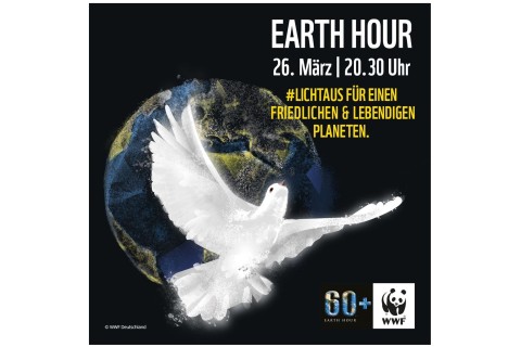 Earth Hour am Samstag, den 26. März um 20.30 Uhr