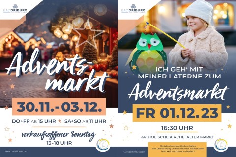 Bad Driburger Adventsmarkt stimmt auf die Weihnachtszeit ein