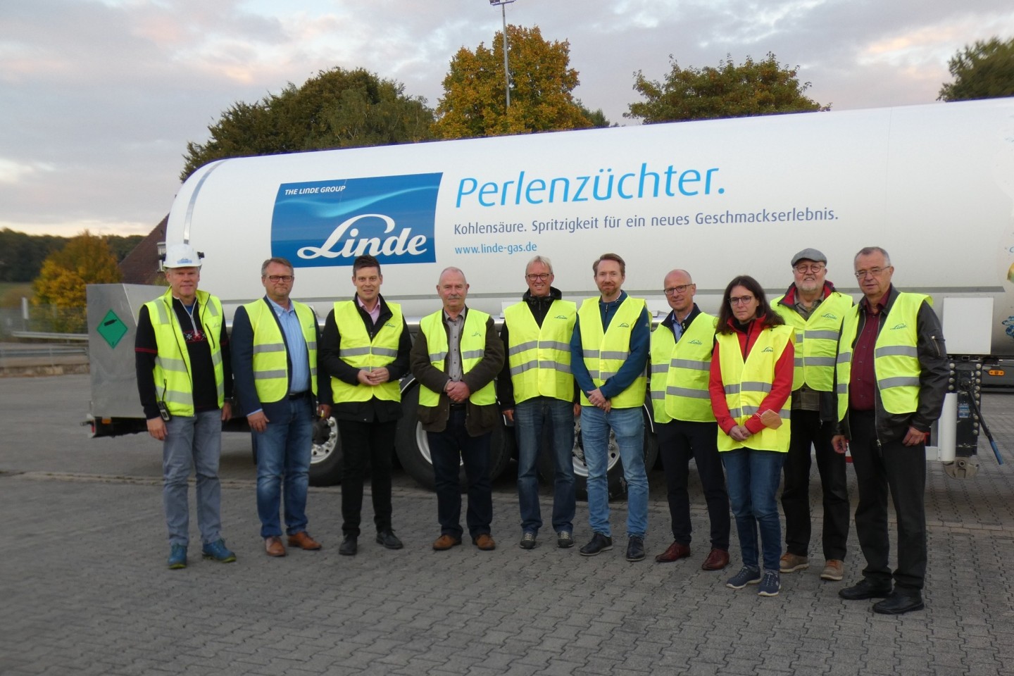 Ausschuss für Wirtschaftsförderung, Stadtmarketing und Stadtentwicklung besucht Linde Gas in Herste