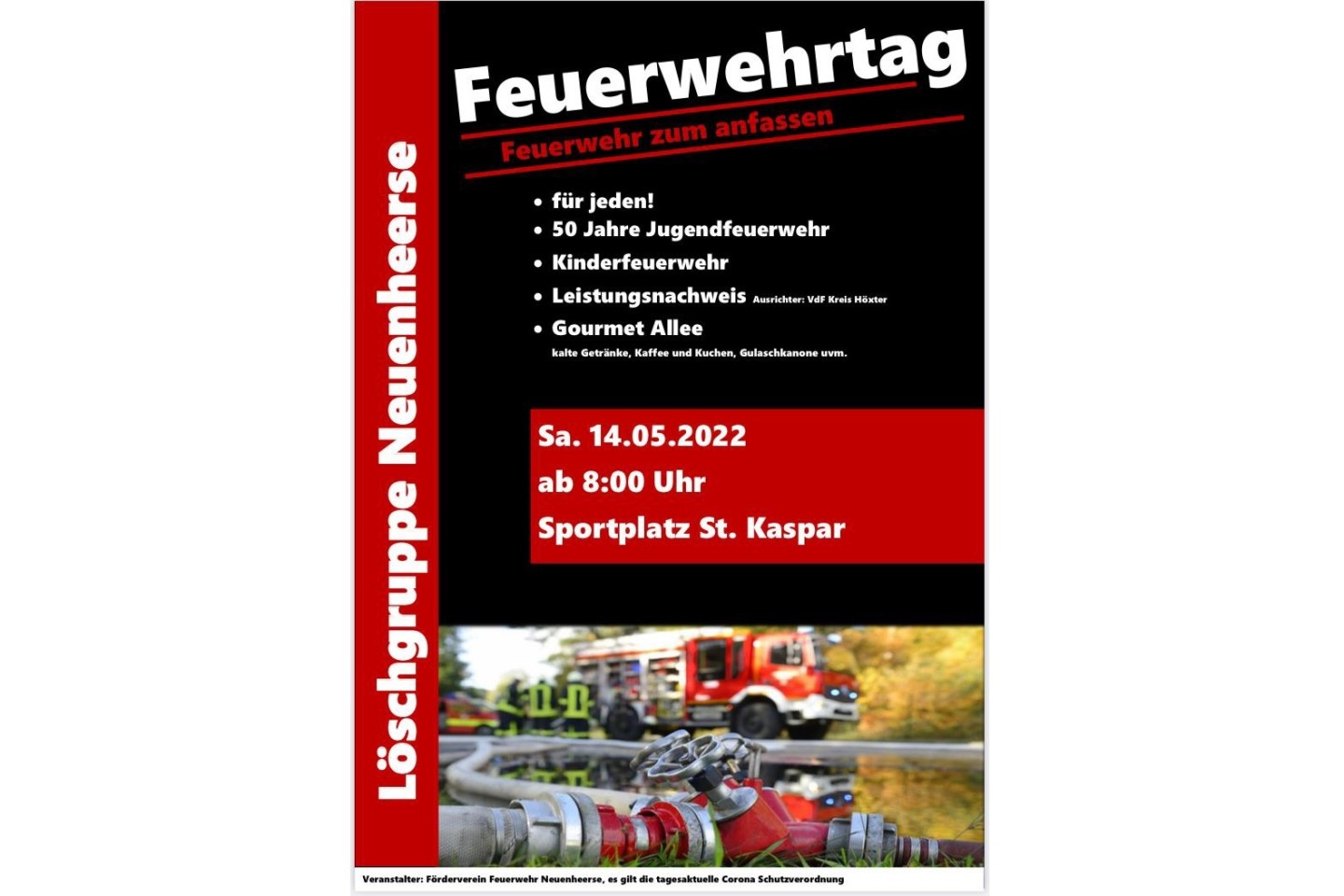 Feuerwehr zum anfassen - Feuerwehrtag der Löschgruppe Neuenheerse