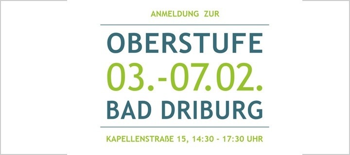 Gesamtschule Bad Driburg geht in die zweite Runde – Informationen zur Anmeldung für die gymnasiale Oberstufe
