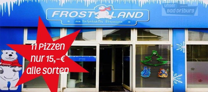 Frostland 11 Pizzen 15 Euro Top Sonderangebot