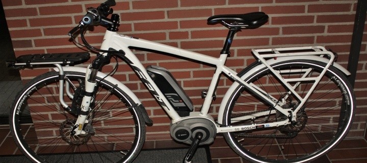 E-Bike Fahrrad weiß