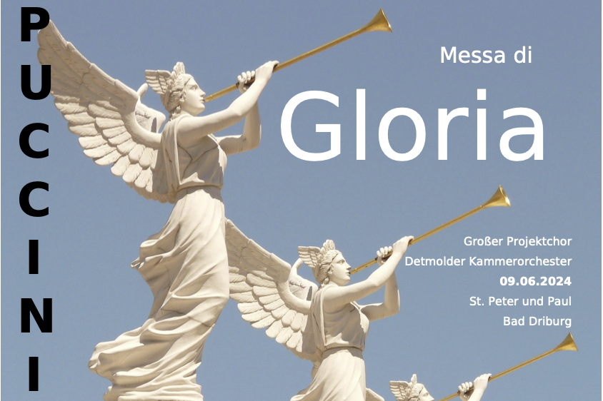 Projektsängerinnen und -sänger für Puccinis „Messa di Gloria“ gesucht 