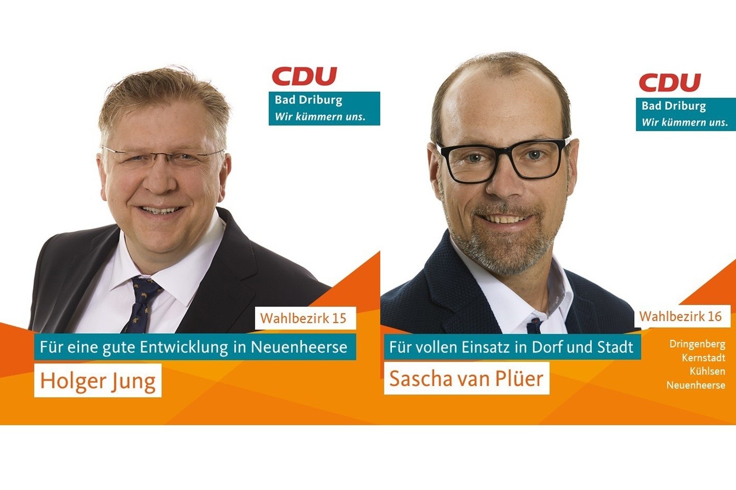 Kandidatenvorstellung zur Kommunalwahl 2020 - Holger Jung und Sascha van Plüer