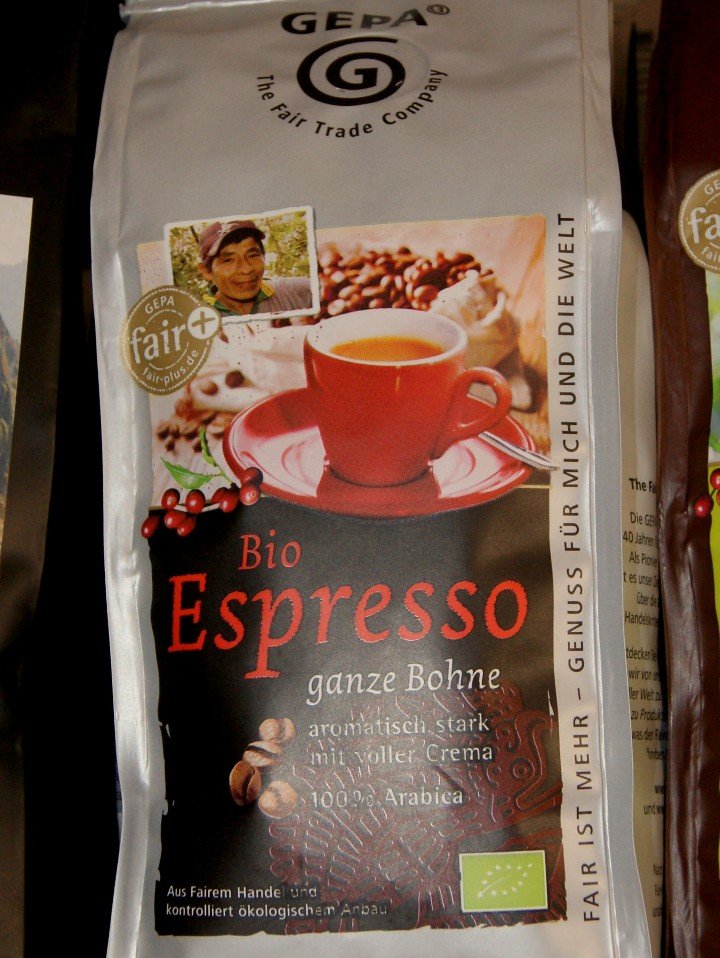 Espresso Kaffee 250 g Bohnen - Produktbild