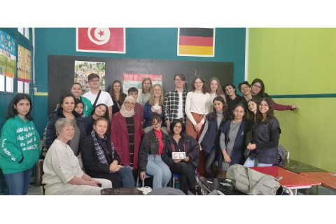Schüler und SchülerInnen der Gesamtschule besuchten internationales Kolloquium in Tunis
