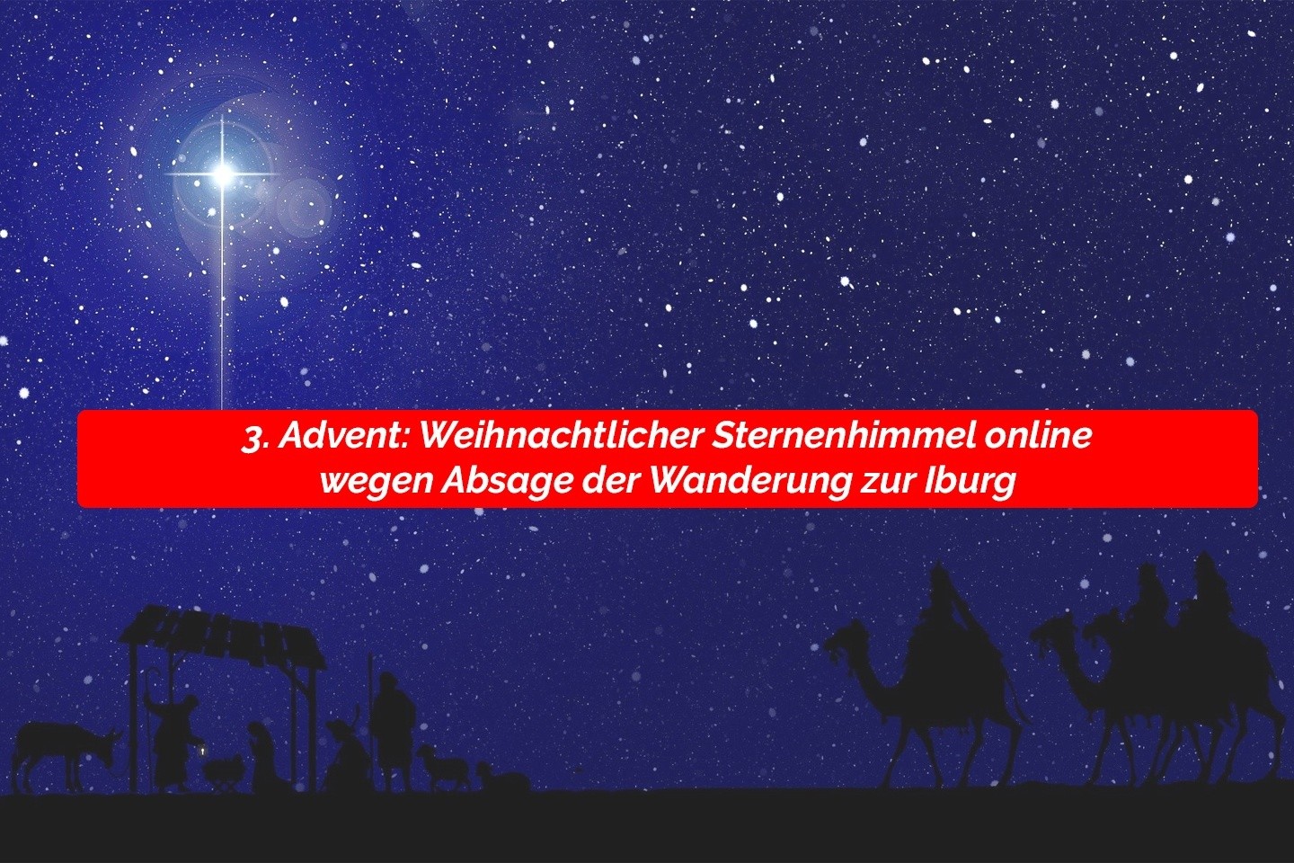 3. Advent: Weihnachtlicher Sternenhimmel online