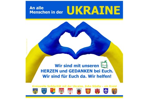Kreisweite Solidarität mit der Ukraine
