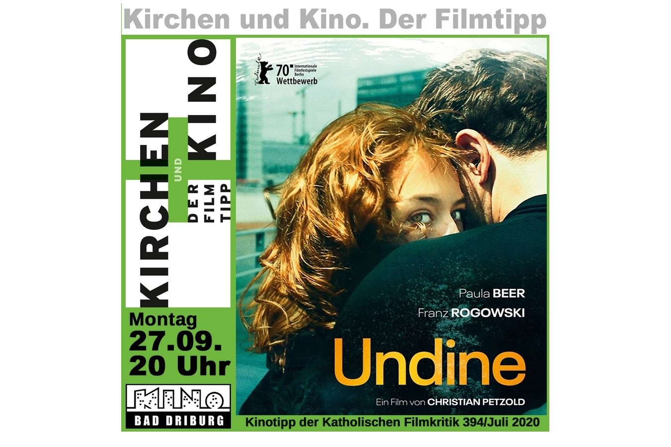 UNDINE - Erster Film der neuen Staffel 