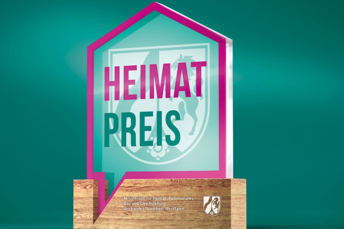 Logo Heimat-Preis (© Ministerium für Heimat, Kommunales, Bau und Gleichstellung NRW)