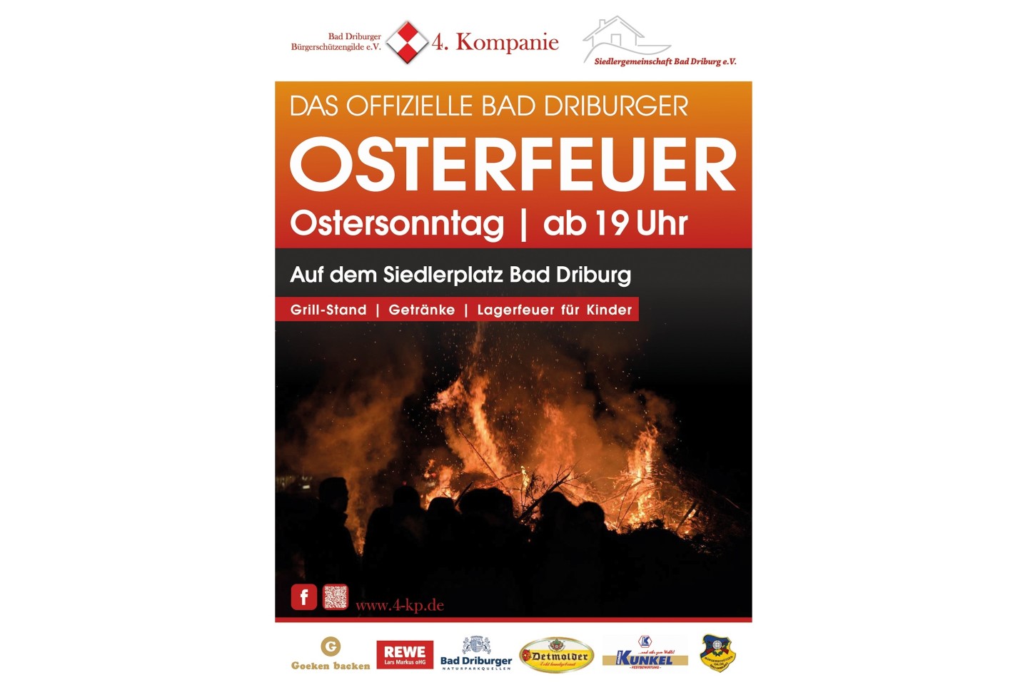 Das offizielle Bad Driburger Osterfeuer