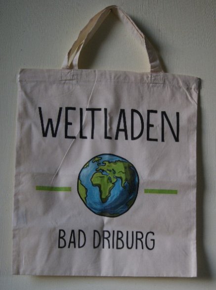 Stofftasche mit Weltladen-Logo