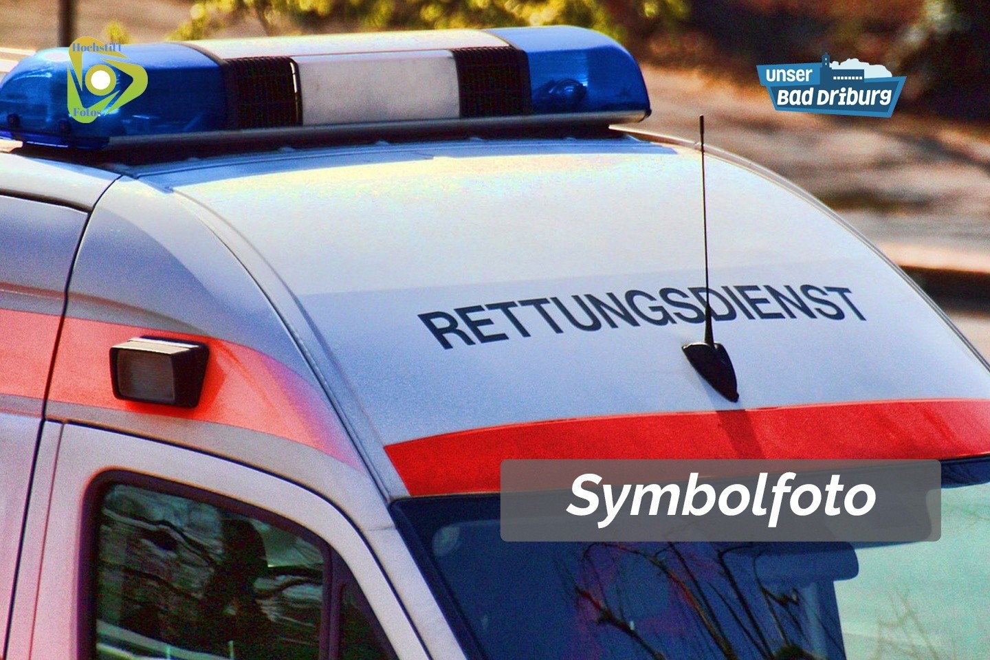 Symbolfoto Rettungswagen Krankenwagen Logos