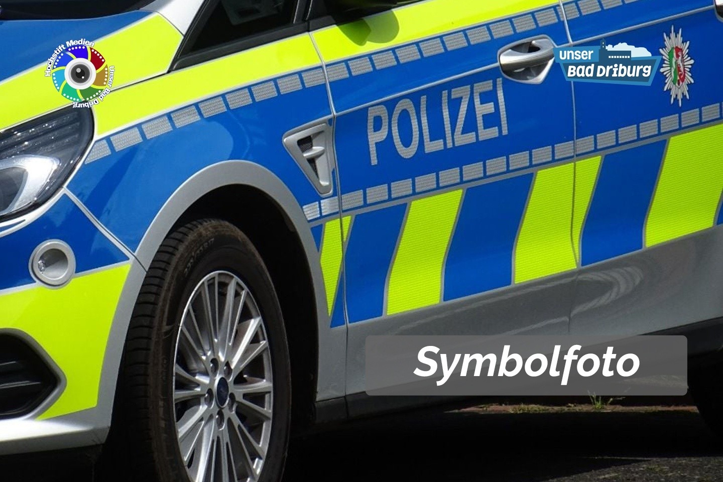 Symbolfoto Polizeifahrzeug 