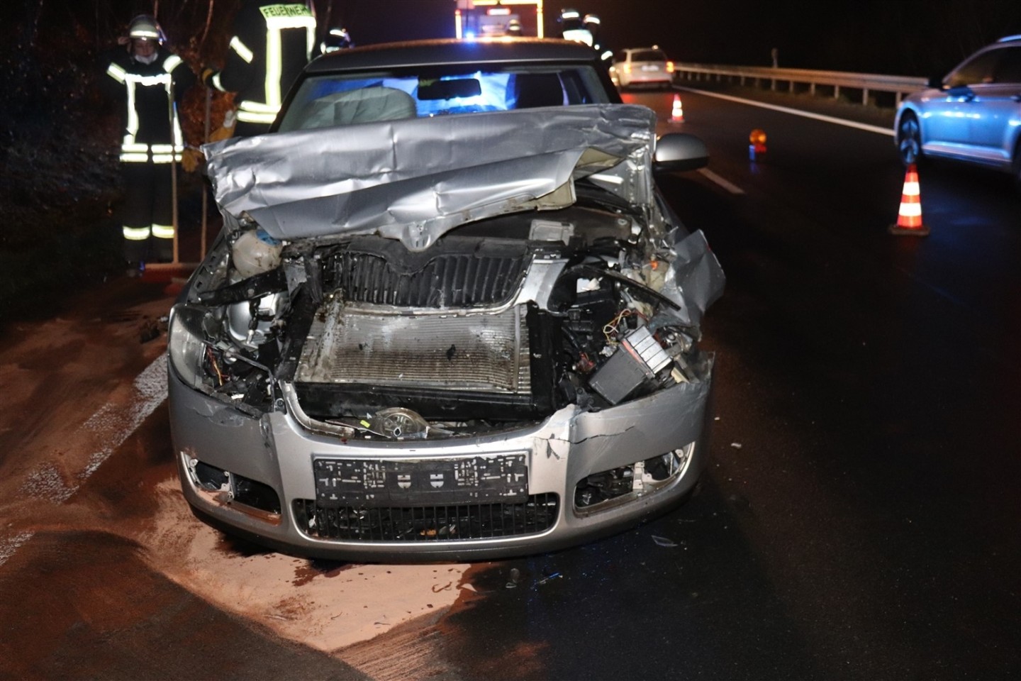 POL-HX: Vier Autos nach Auffahrunfall beschädigt Brakel (ots) Foto: