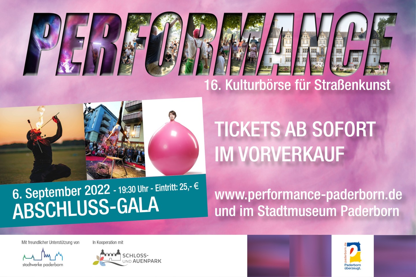 Performance Paderborn - 16. Kulturbörse für Straßenkunst