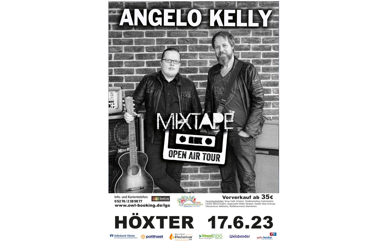 Angelo Kelly bei der Landesgartenschau Höxter 2023 am 17. Juni 