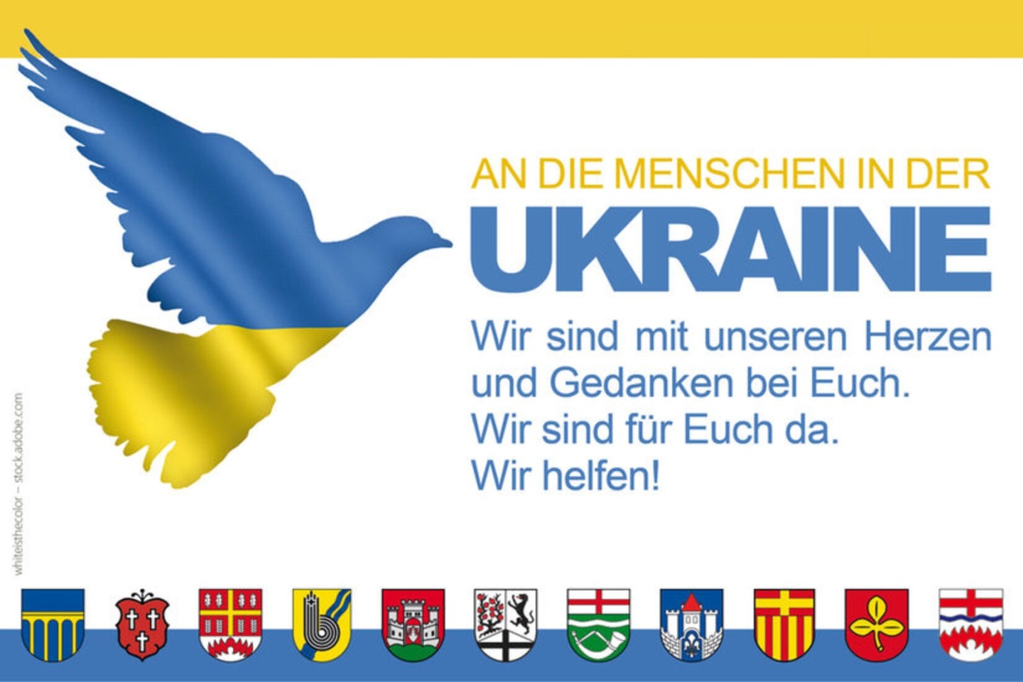 Bildunterschrift: Ukraine - Wir helfen | © Kreis Paderborn