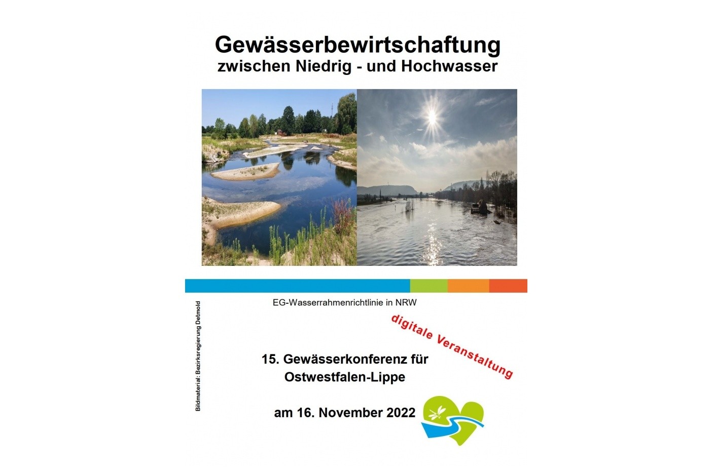 Bezirksregierung lädt zur 15. Gewässerkonferenz am 16.11. ein