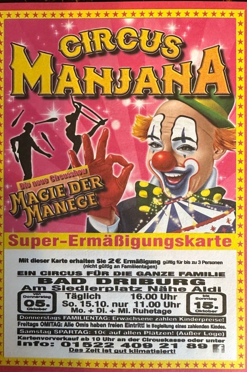 Circus Manjana - die neue Zirkusshow: Magie der Manege