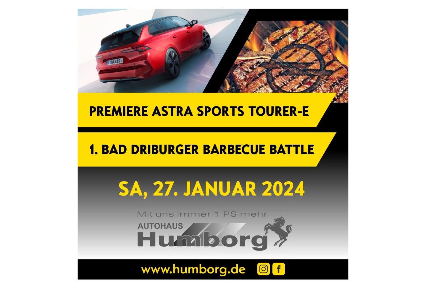 1. Bad Driburger Barbecue Battle im Autohaus Humborg am 27. Januar 2024