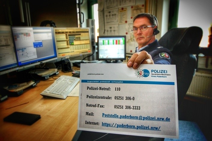 POL-PB: Direkter Draht zur Polizei im Kreis Paderborn - Zwei wichtige Telefonnummern Kreis Paderborn (ots)