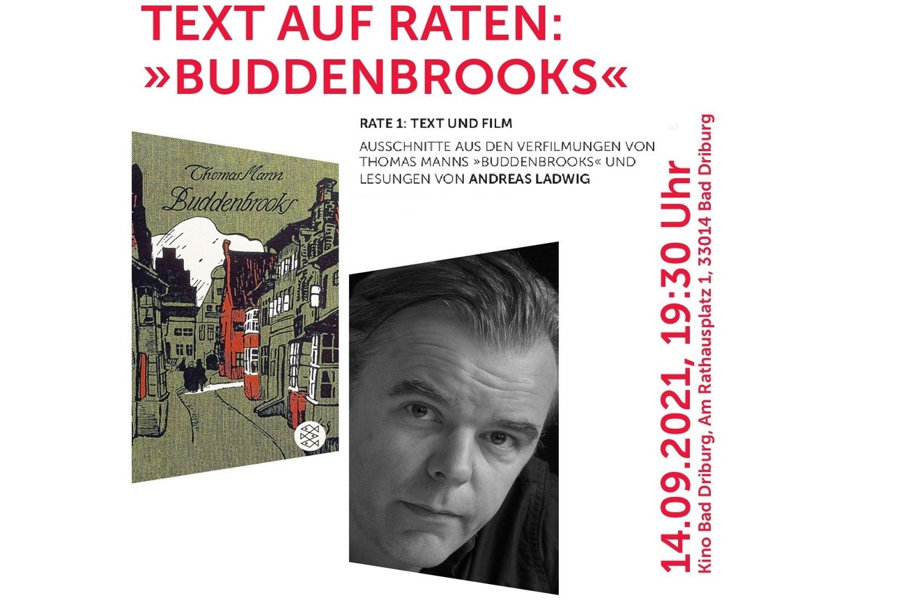 Lesung mit Film:  BUDDENBROOKS im Kino Bad Driburg