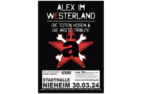 Alex im Westerland am 30. März in der Stadthalle Nieheim